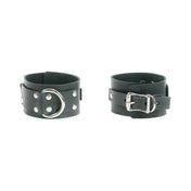D Ring Wrist Cuff with Buckle Closure