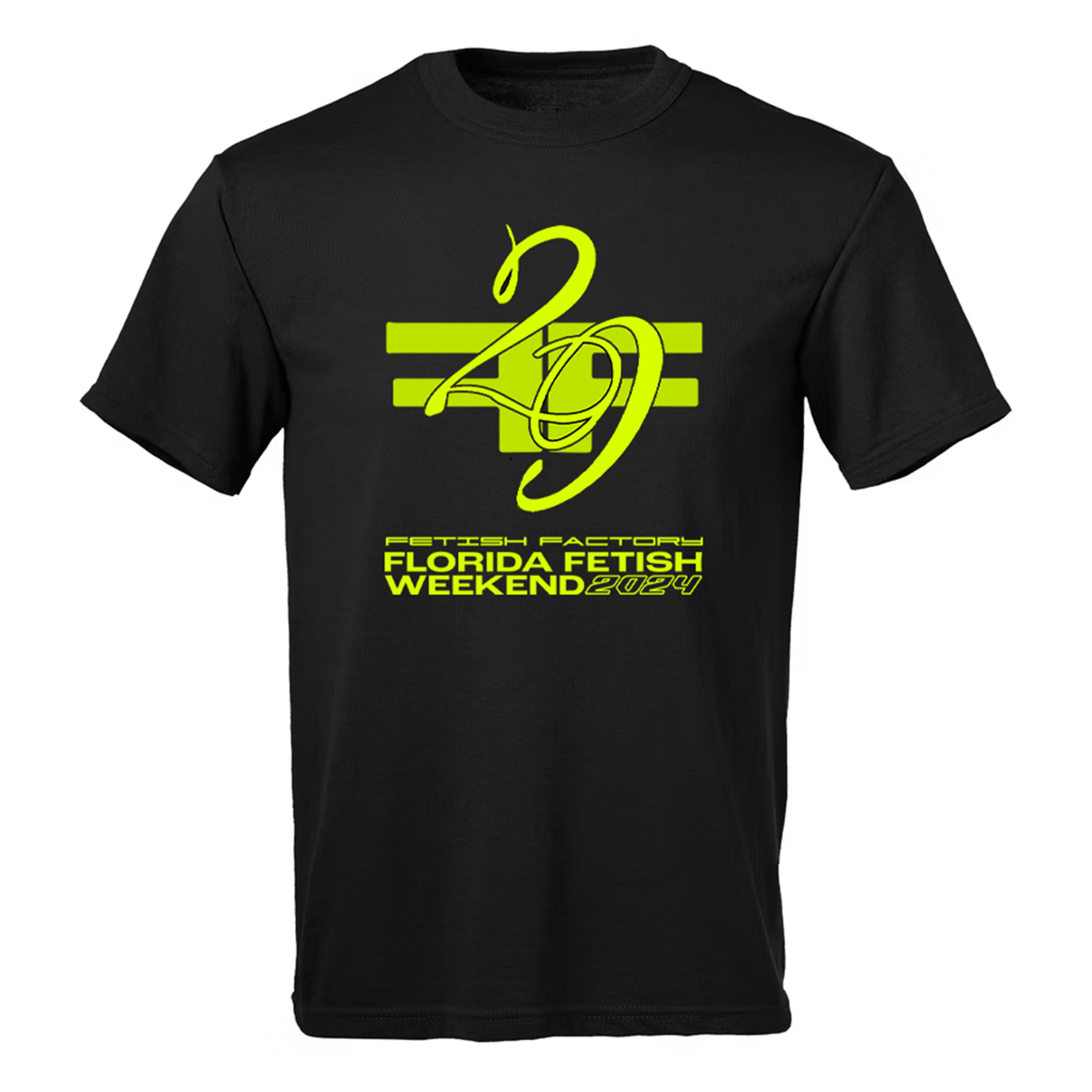 FF 29 YEAR ANNIVERSARY Front & Back Printed Logo T-shirt