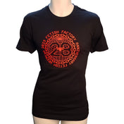 Cotton apparel tops shirts t-shirt tshirt short-sleeve shortsleeve sleeves sleeved crewneck crew-neck ff-logo logo-gear branded branding globe keepsake fetish fashion alt-fashion punk goth gothic goth-doll bondage bdsm bdsm-gear kink kinky kinky-gear kinkwear clubwear gifts unisex FFW28 black red