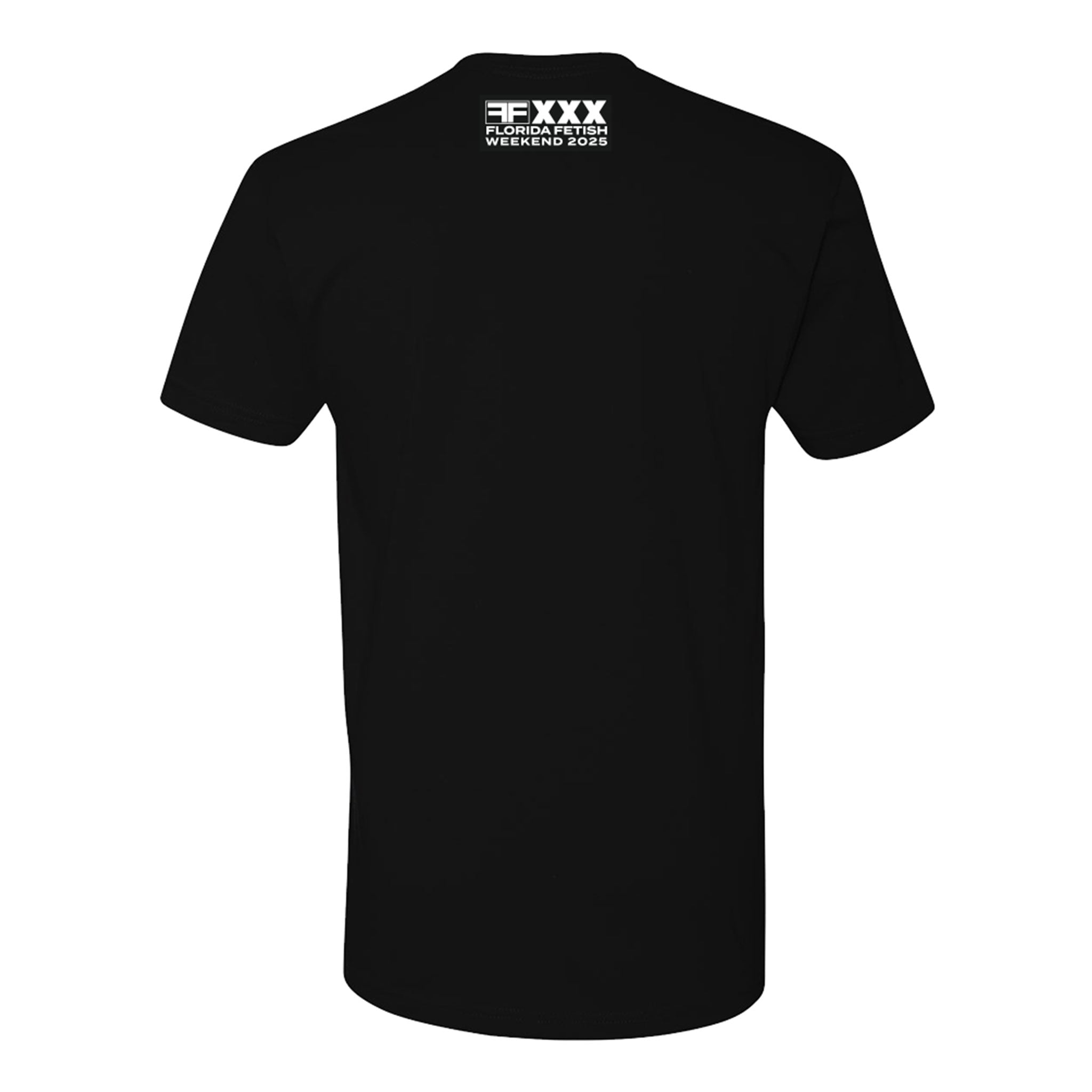 Cotton top shirt tee t-shirt tshirt short-sleeve short sleeve sleeved crew neck fetish-factory ff florida-fetish-weekend 2025 xxx 30th-anniversary diamond ffxxx branded branded-merch ffw30 unisex black