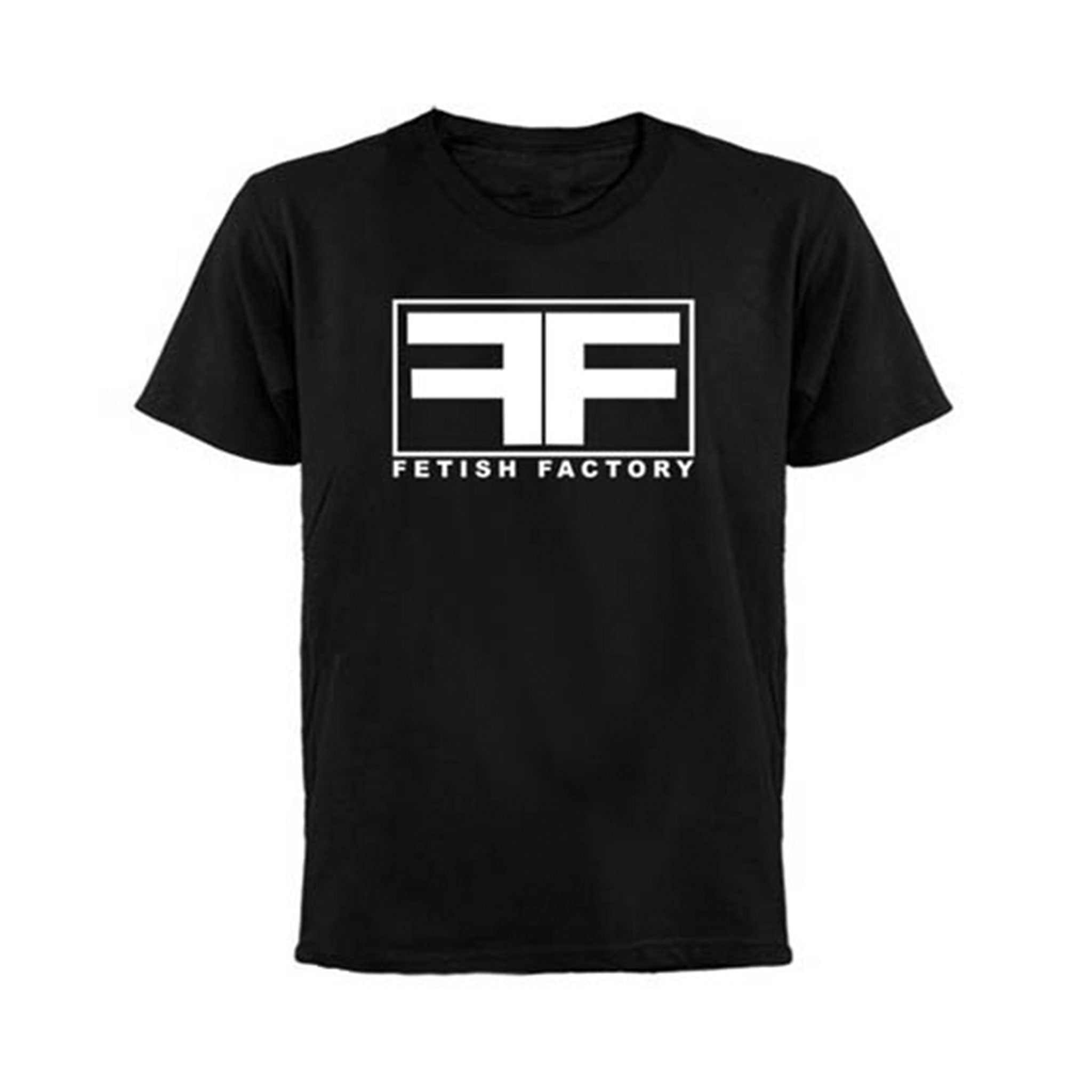 Cotton apparel tops shirt t-shirt tshirt short-sleeve shortsleeve sleeves sleeved crewneck crew-neck ff-logo logo-gear branded branding simple fetish fashion alt-fashion punk goth gothic bondage bdsm bdsm-gear kink kinky kinky-gear kinkwear clubwear unisex black