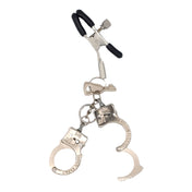 Nipple Clamps with Handcuff Charms