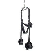 Nylon metal ABS-plastic neoprene sex-swing spinning-swing swing stirrups padded-stirrups padding connecting-hooks heavy-duty torsion-spring support-bar support weightless positions sex-positions stimulation stimulating swivel-clip deep-penetration fetish bdsm bondage submission domme dominatrix kink kinky kinky-play twist twisting twirl twirling spin spinning rotate rotation rotating unisex black