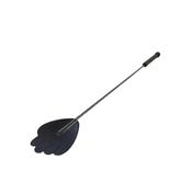 fifty times hotter leather hand riding crop hand shaped spanking paddle flogger bdsm impact play leather wrapped handle braided shaft fetish factory kinky toys for adults leather riding crop