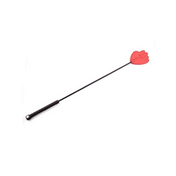 fifty times hotter leather hand riding crop hand shaped spanking paddle flogger bdsm impact play leather wrapped handle braided shaft fetish factory kinky toys for adults leather riding crop