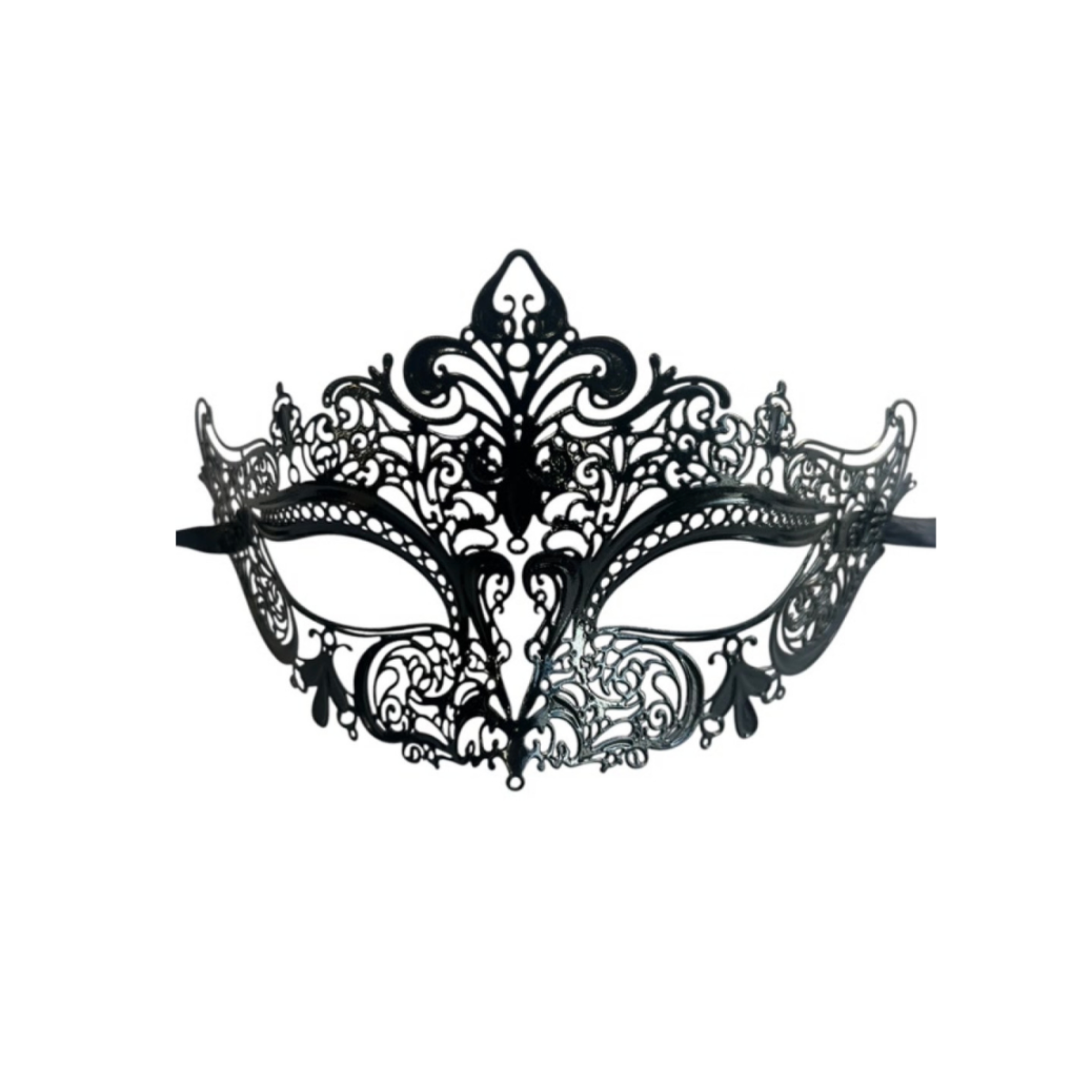 filigree masquerade mask laser cut scrollwork elegant gothic mask formal costume accessory lightweight dramatic half face mask mysterious venetian style masquerade ball accessory one size fits most