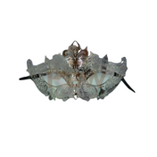 filigree masquerade mask laser cut scrollwork elegant gothic mask formal costume accessory lightweight dramatic half face mask mysterious venetian style masquerade ball accessory one size fits most