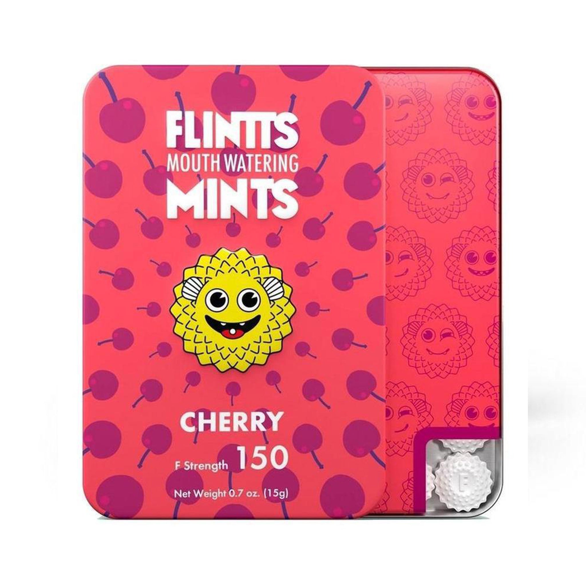 Consumable edible sweet candy mints breathmints breath-mints f-strength lubricant lubes potions sparkling sparkling-mouth mouth-watering saliva-producing quick-dissolving oral sugar-free vegan non-GMO adult-toys unisex cherry F150 