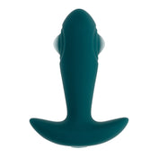 Pulsating P-Spot Rechargeable Silicone Vibrating Butt Plug- Green