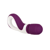 Flexible Wand Vibrator with Pearl Handle- Purple