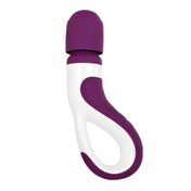 Flexible Wand Vibrator with Pearl Handle- Purple