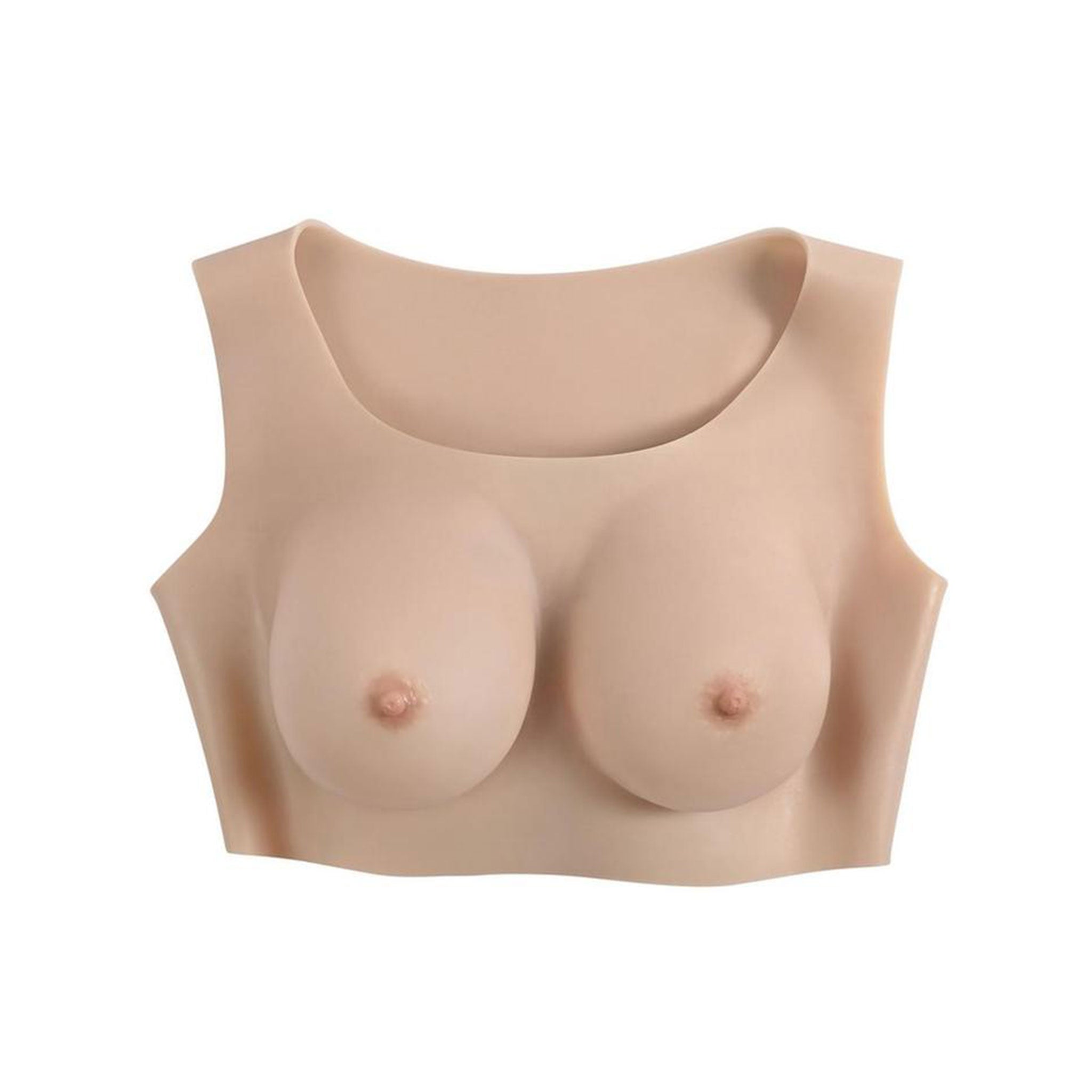 Silicone breastplate breast-plate breast-enhancements vest wearable lifelike realistic breasts tits titties boobs boobies fake simulated nipples yielding soft comfortable confidence drag dragqueen drag-queen gender-affirming transgender trans cross-dressing gender non-conforming gender-nonconforming gender-play nipple-play gender-x genderx kink kinky kinky-play bdsm vanilla C-cup