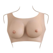 Silicone breastplate breast-plate breast-enhancements vest wearable lifelike realistic breasts tits titties boobs boobies fake simulated nipples yielding soft comfortable confidence drag dragqueen drag-queen gender-affirming transgender trans cross-dressing gender non-conforming gender-nonconforming gender-play nipple-play gender-x genderx kink kinky kinky-play bdsm vanilla C-cup