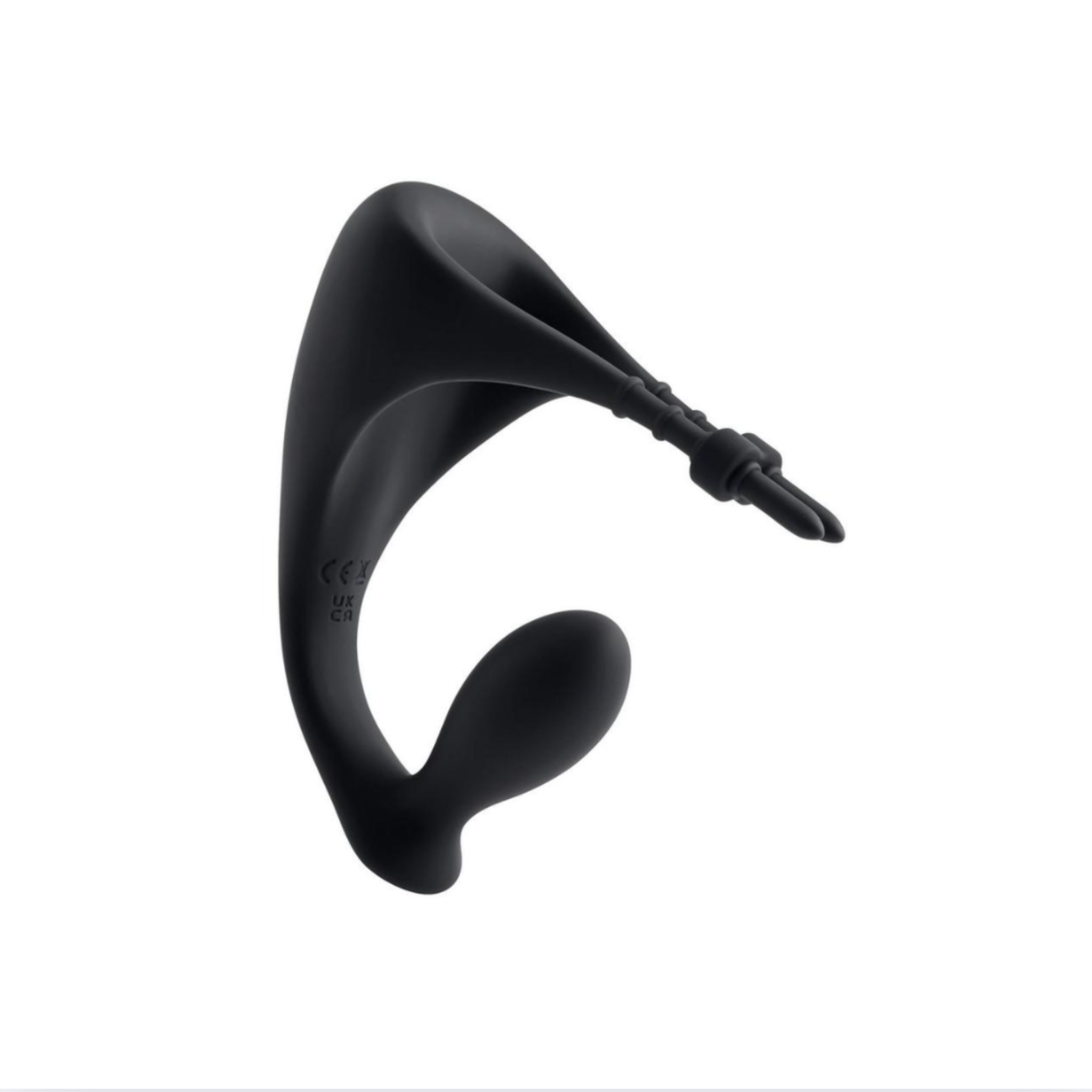  Cock Ring & Butt Plug | 10 vibrating speeds & 2 motors controlled together
with adjustable C-ring arms 
