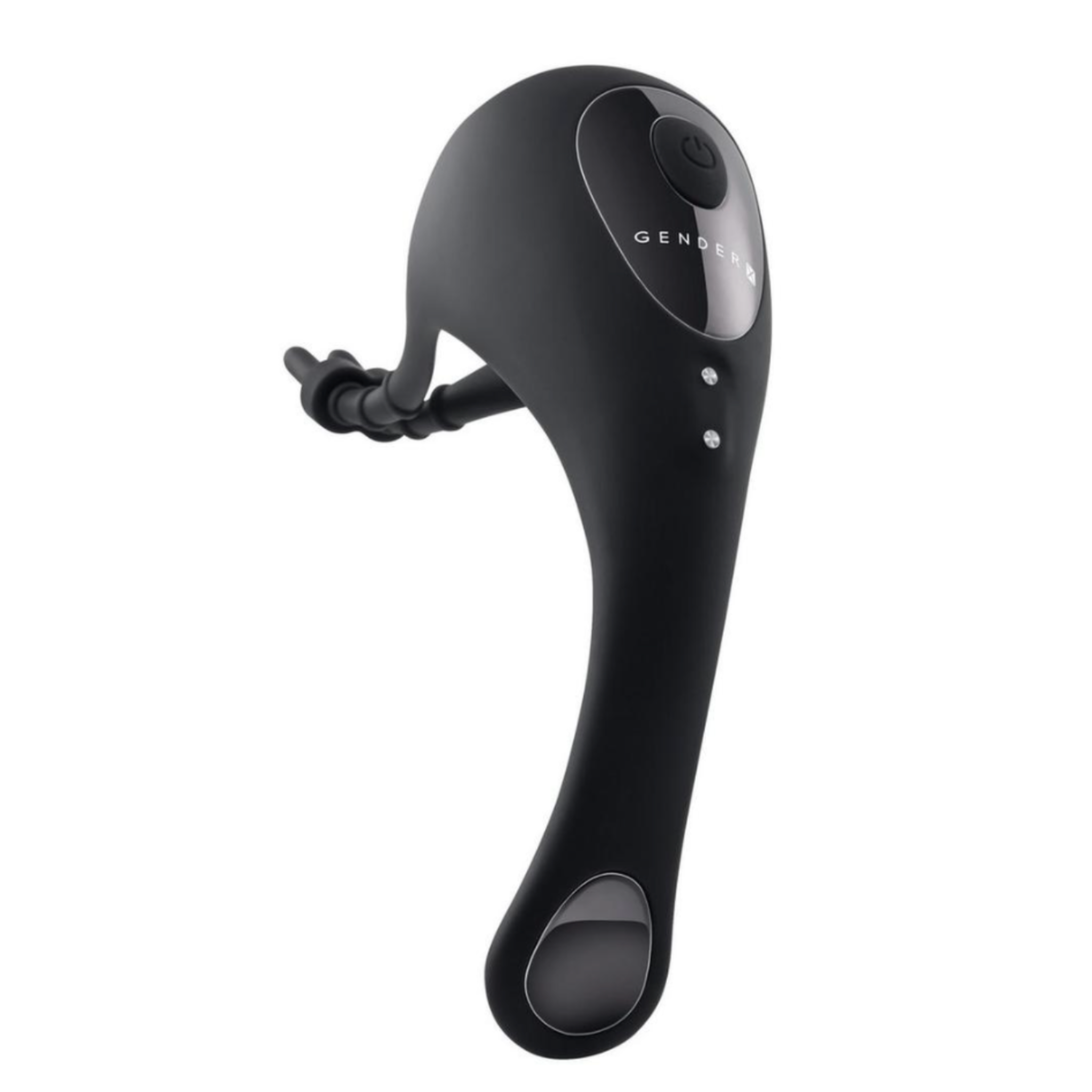  Cock Ring & Butt Plug | 10 vibrating speeds & 2 motors controlled together with adjustable C-ring arms 
