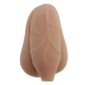TPE packer dildo dong fake-penis fake-dick realistic lifelike detail balls uncircumcised uncut foreskin gender-affirming non-vibrating non-vibe adult-toys caramel