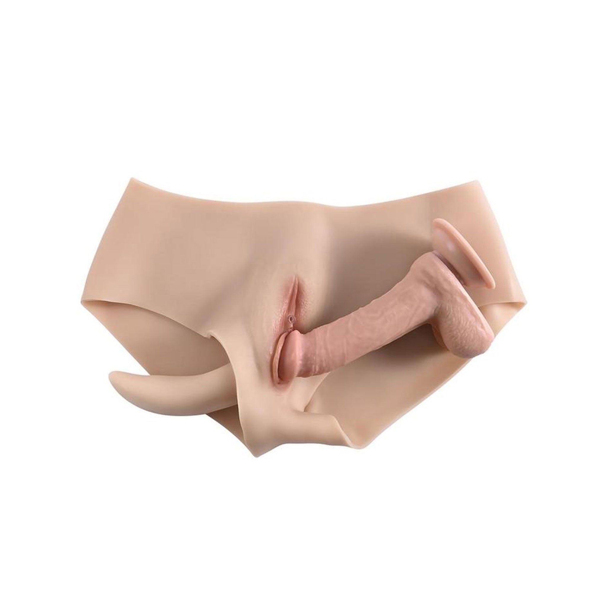 Silicone phthalate-free latex free bottoms undergarments briefs sculpted realistic vagina wearable fake simulated comfortable easy penetrable-shaft soft channel life-like urination-device bold confident drag dragqueen drag-queen gender-affirming MTF transgender trans cross-dressing gender non-conforming gender-nonconforming gender-play pussy-play gender-x genderx kink kinky kinky-play bdsm adult-toys vanilla
