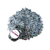 Gel aloe-vera aloevera glitter glitter-gel chunky-glitter accessories skin-glitter hair-gel hair-glitter face-glitter body-gel body-glitter body-decoration costume-makeup makeup cosmetic spreadable sexy explosion high-intensity glitter-grenade rave raver-babe ravewear party festival unisex gunmetal gun-metal gray gunmetal-gray trixie-pixie gifts pride