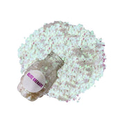 Gel aloe-vera aloevera glitter glitter-gel chunky-glitter accessories skin-glitter hair-gel hair-glitter face-glitter body-gel body-glitter body-decoration costume-makeup makeup cosmetic spreadable sexy explosion high-intensity glitter-grenade rave raver-babe ravewear party festival unisex white holographic-white iridescent lucid-dreams blacklight uv-reactive ultraviolet uv-light gifts pride