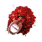 Gel aloe-vera aloevera glitter glitter-gel chunky-glitter accessories skin-glitter hair-gel hair-glitter face-glitter body-gel body-glitter body-decoration costume-makeup makeup cosmetic spreadable sexy explosion high-intensity glitter-grenade rave raver-babe ravewear party festival unisex red red-heart cupid's-crush valentines gifts pride