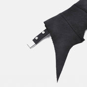 Leather leatherette faux-leather vegan-leather suede matte-finish accessories collar choker bat batwing batwing-shape lapels adjustable buckle star star-charm removable O-ring 3d-stitching reinforced-stitching nocturnal sleek celestial danger dream edgy elegant showstopper show-stopper fierce graceful fetish fashion alt-fashion goth gothic punk nu-goth dark-academia lolita gothic-lolita costume cosplay halloween vampire vampiric female femme feminine womens unisex black silver