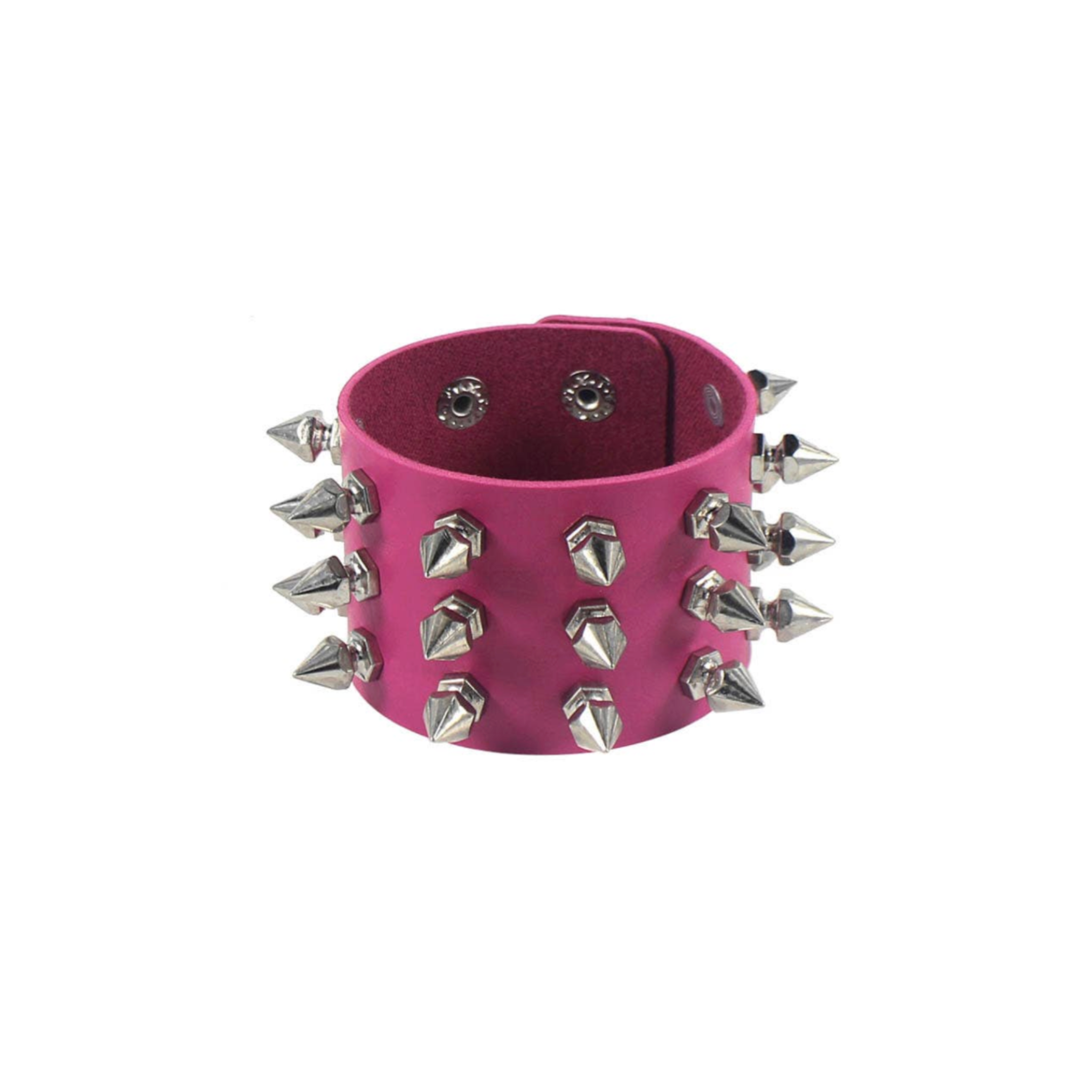 gothic punk stud pu bracelet black red white blue adjustable spiked leather cuff biker moto metal rock style fetish jewelry