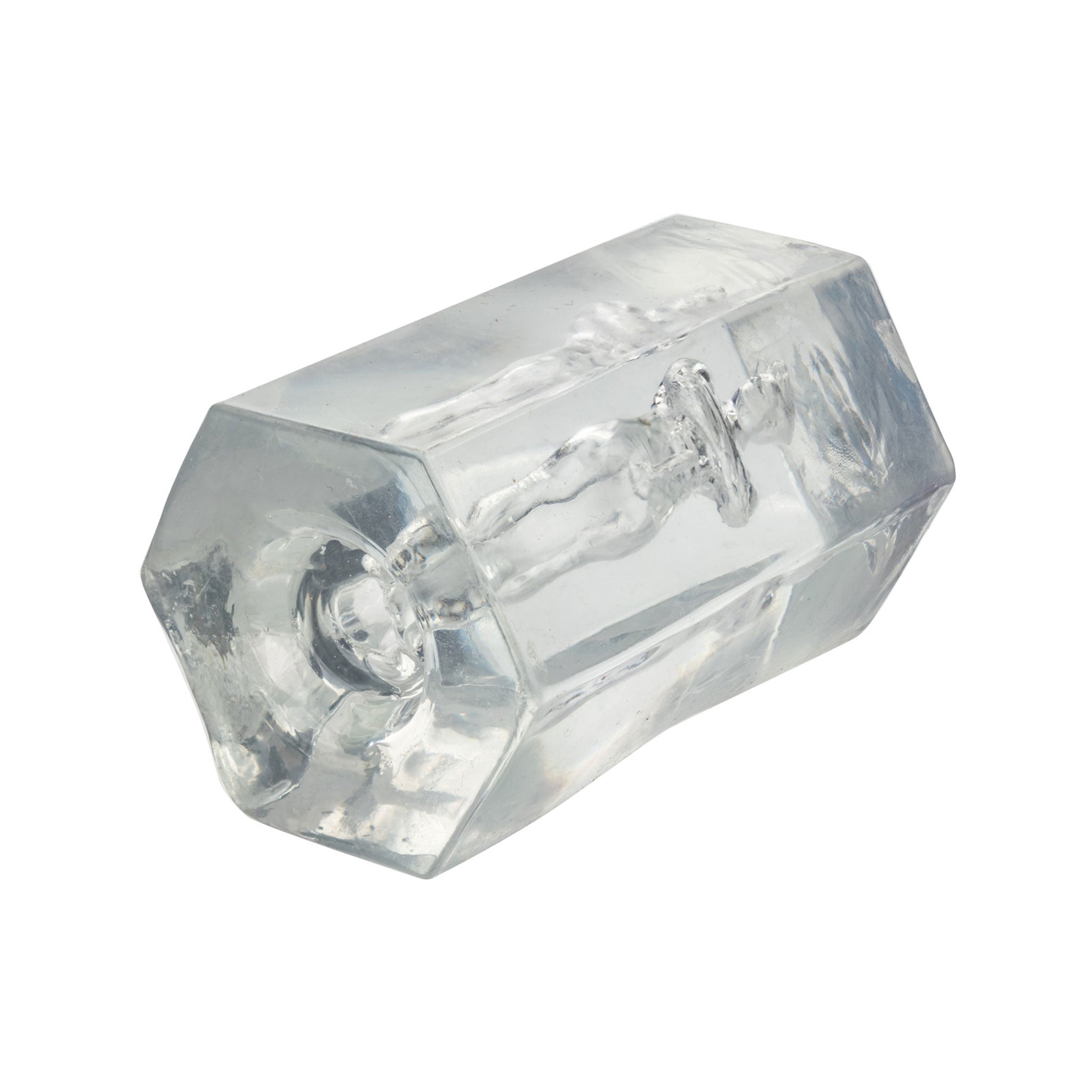 Clear David stroker closed-end suction transparent body-safe phthalate-free