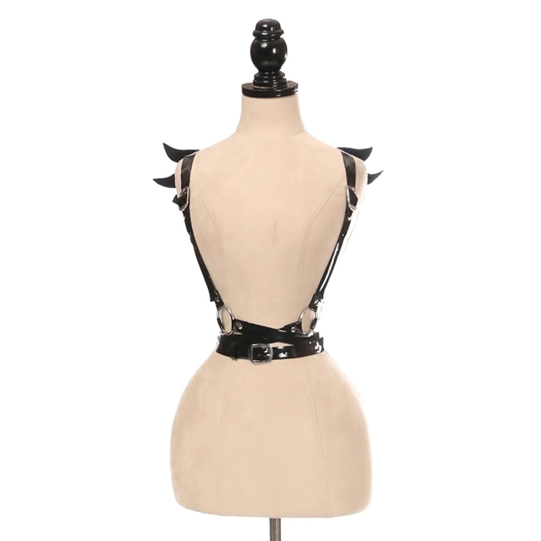 Vegan Leather Body Harness with Wings