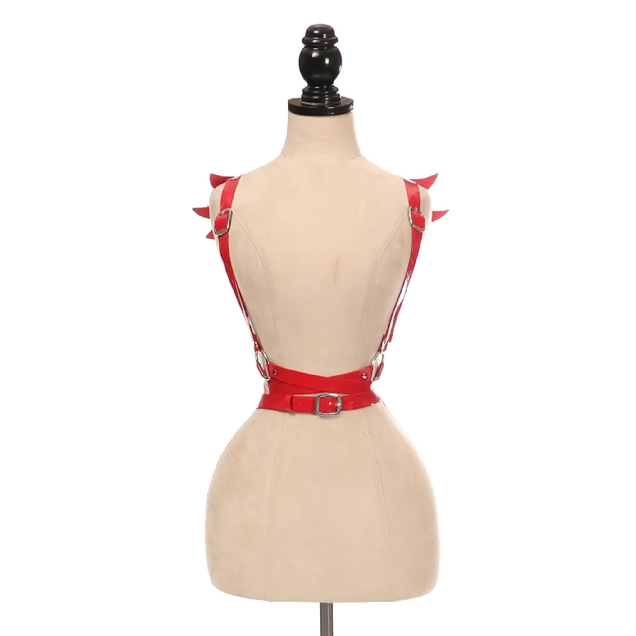 Vegan Leather Body Harness with Wings