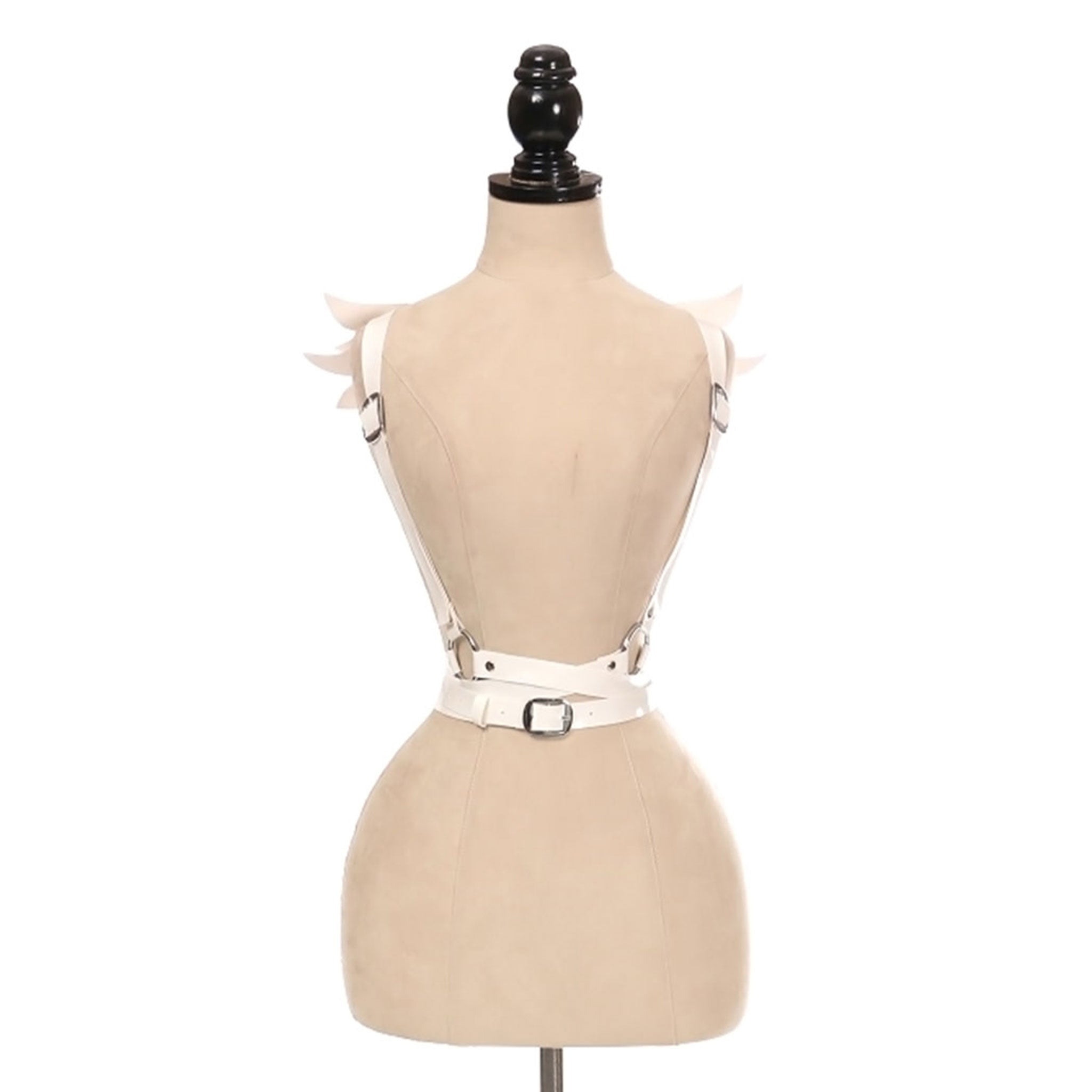 Vegan Leather Body Harness with Wings