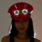 PVC Hat with LED Goggles O/S