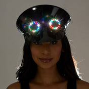 PVC Hat with LED Goggles O/S