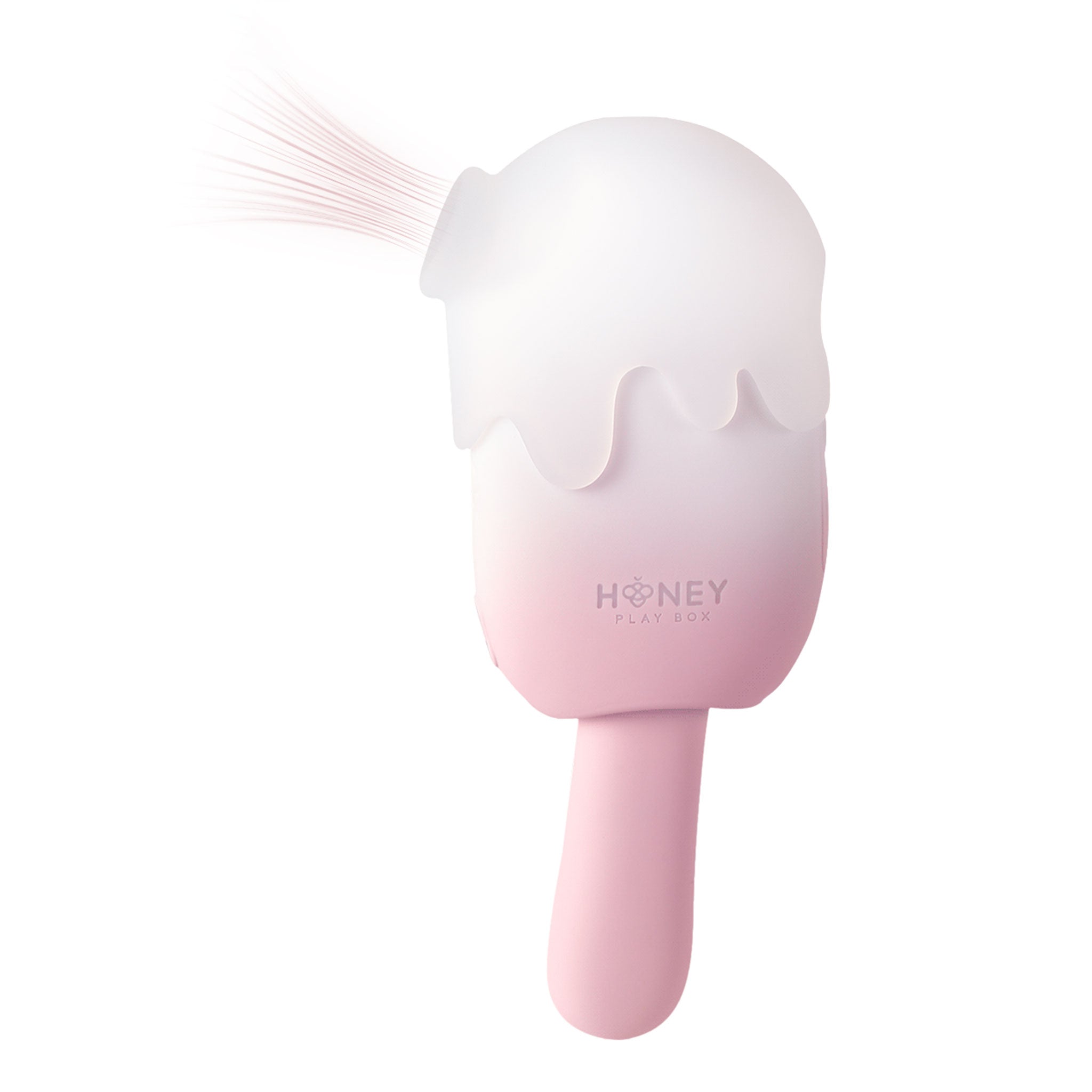 Vibrating Popsicle Cream Popping Stimulator Pink & White Fetish Factory Vibrating Popsicle Cream Popping Stimulator Pink & White Fetish Factory