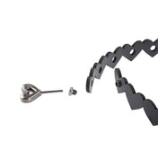 Leather faux-leather supple accessories collar choker jewelry necklace day-collar locking connected-hearts heart heart-shaped hex-key lockable locking adjustable naughty mystery sumptuous comfortable all-day control bdsm bondage submission fetish fashion bedroom flirtatious flirty kink kinky kinky-play black