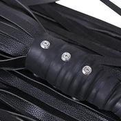 Leather genuine bedroom-weapons whip flogger bdsm bdsm-toys sadism masochism sadomasochism impact impact-toys impact-play kink kinky kinky-play adult-toys black