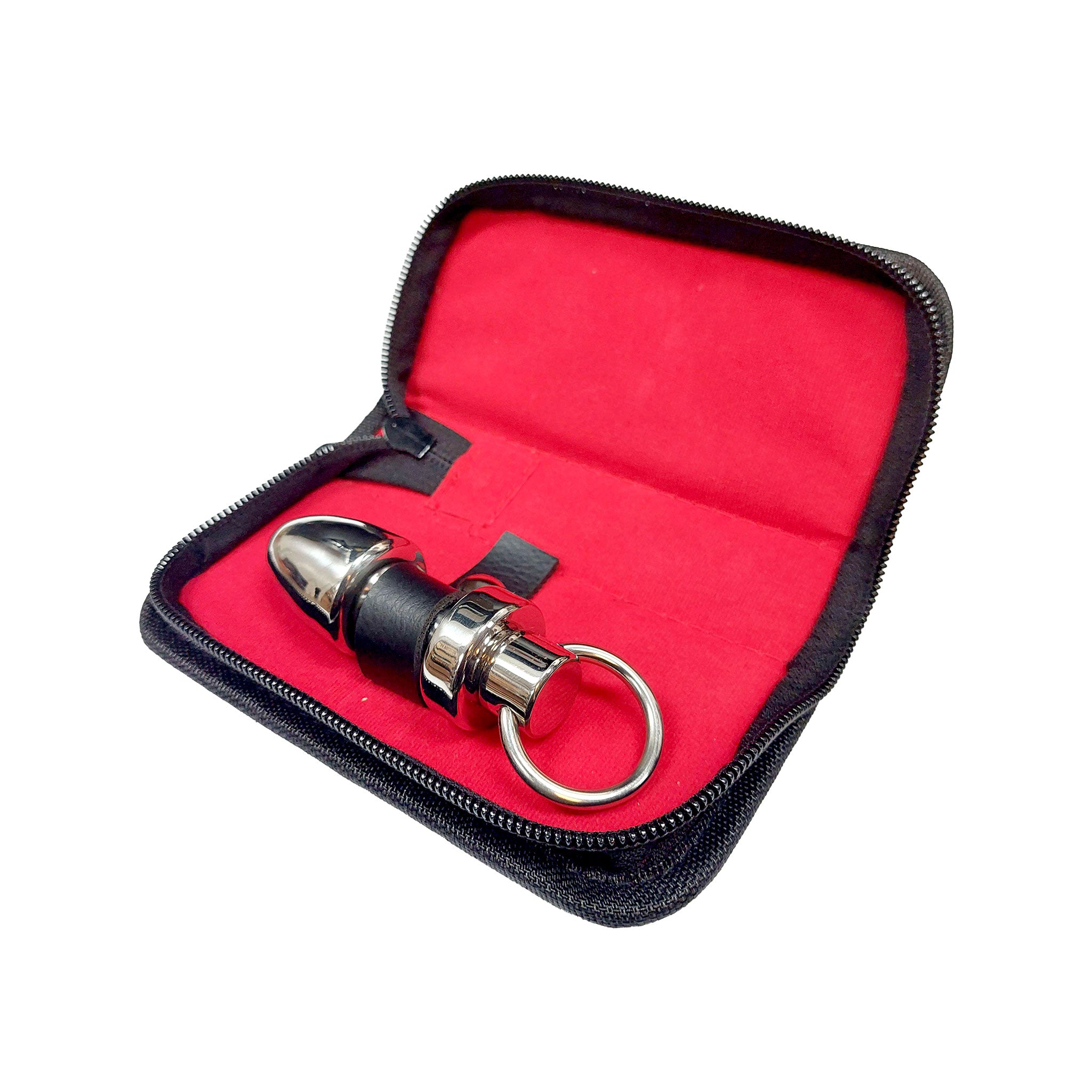 Stainless-steel accessories anal anal-toys plug anal-plug probe anal-probe butt-plug buttplug butt-stuff nonvibe nonvibrating non-vibe non-vibrating lubricant-compatible O-ring pull-ring pullring removable-loop loop-ring tapered narrow-neck temp-play temperature temperature-play heavy massive-weight counterweight bondage bdsm bdsm-toys bdsm-gear adult-toys storage-case silver 