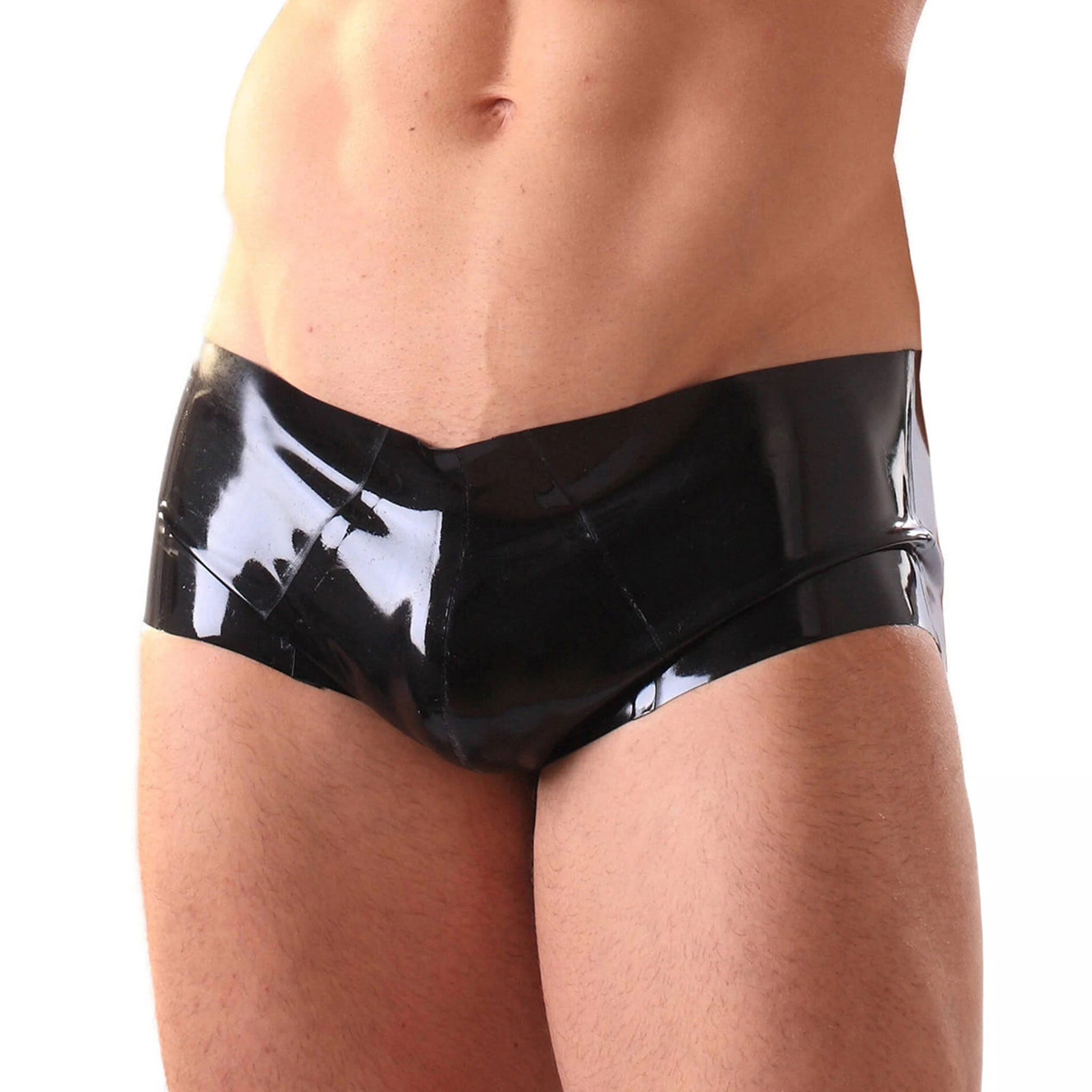 Latex rubber apparel intimates lingerie latex-lingerie bottoms undies underwear briefs Shorts boxer-shorts hipster low-rise sexy shiny glossy fetish fashion alt-fashion fetishwear bdsm-gear bdsm-fashion kink kinky kinkwear male masculine masc mens guys dudes gay lgbtq pride black