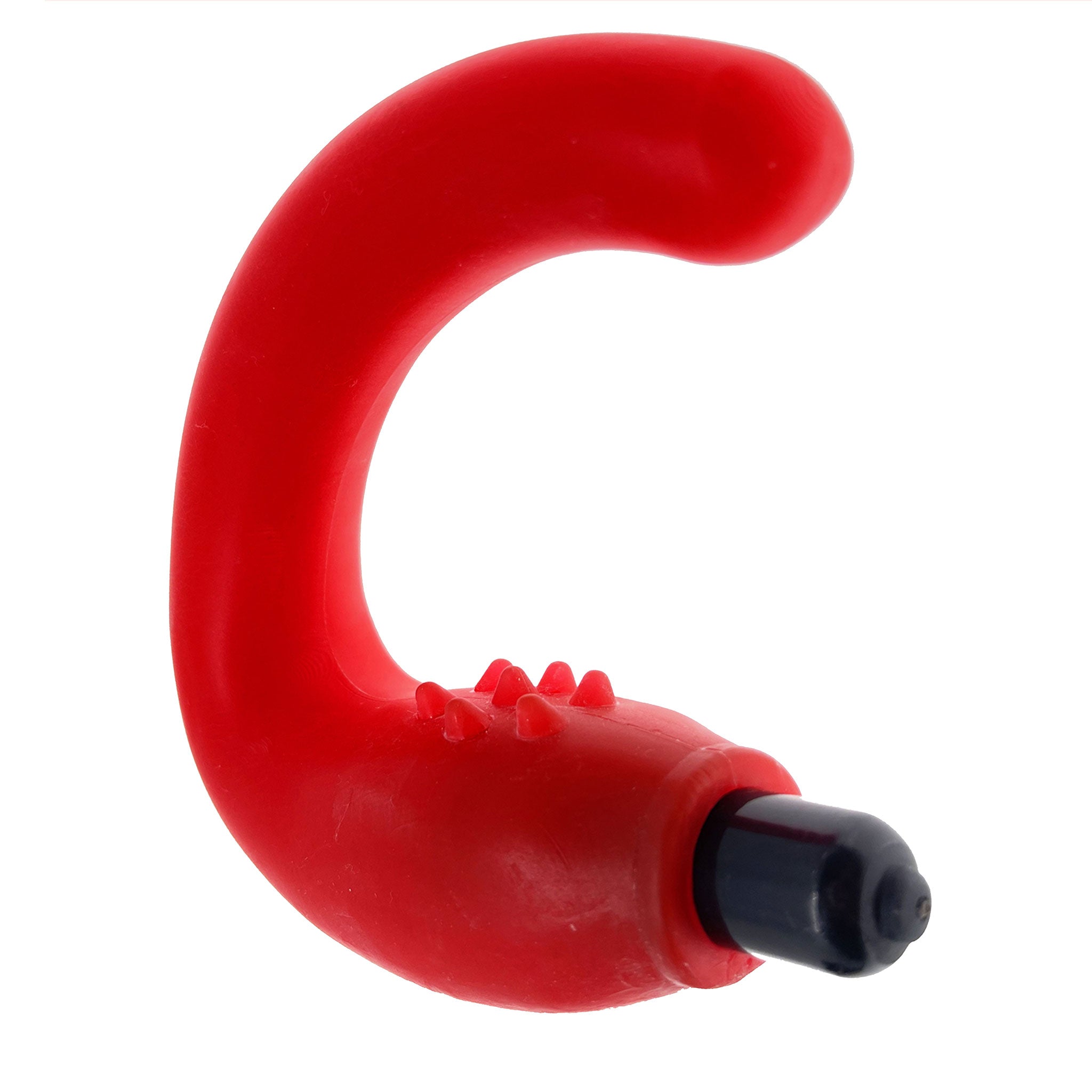 Silicone TPR silicone-sealed accessories vibe bullet-vibe bullet removable vibrator vibrating vibration anal butt-stuff blunt-tip prostate taint pegging pegger g-spot p-spot shake shiver slick warm rubbery nubby textured tickling tickle grip thumb-thick smooth buzzy strong stretchy couples valentine be-mine gifts adult-toys red hunkyjunk plus+silicone 