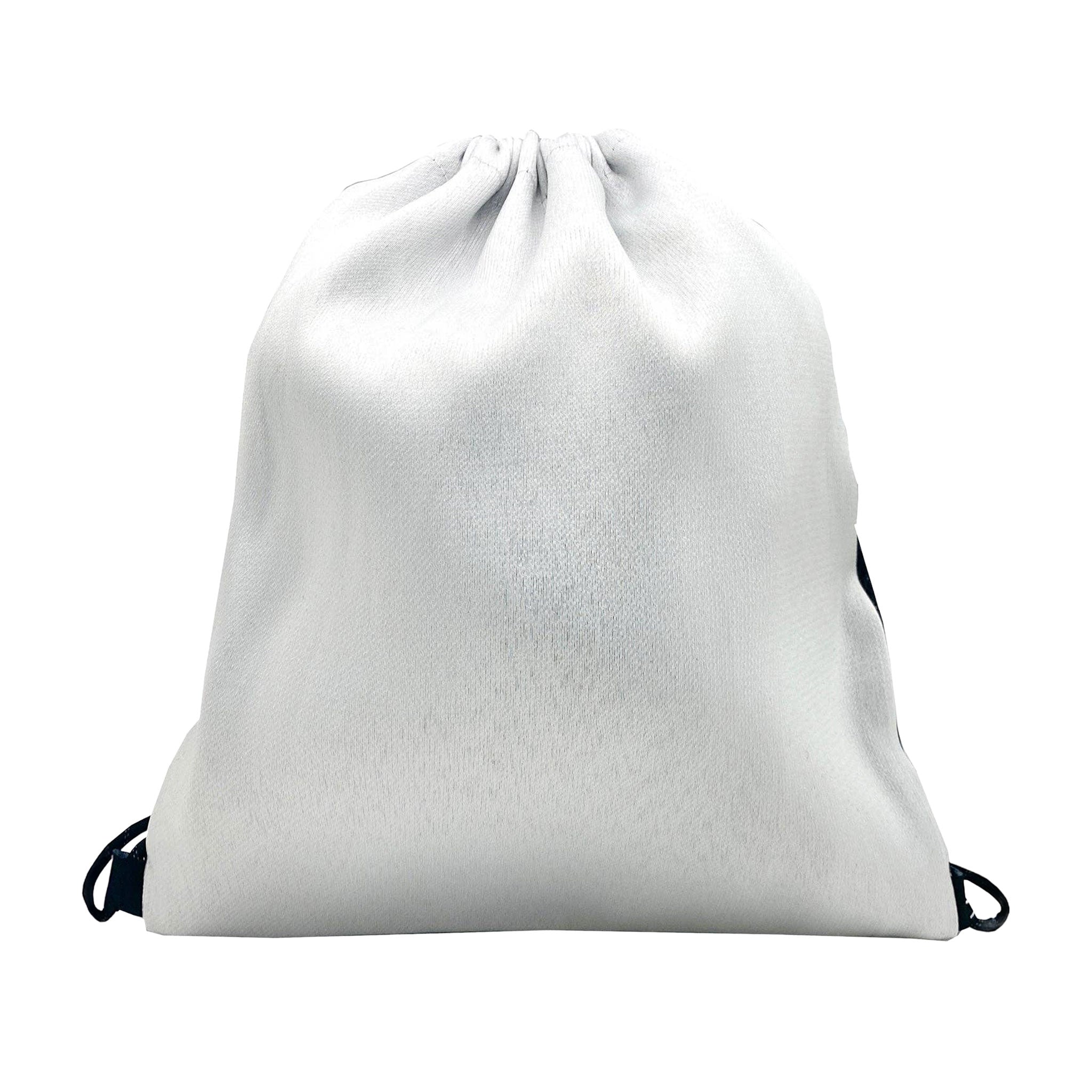 Nylon mesh fiberoptic fiber-optic accessories luggage backpack drawstring bookbag light-up lightup back-panel paracord shoulder-straps power-switch encased usb-rechargeable breathable reflective flashing color-changing cute fashion alt-fashion festival rave ravewear costume cosplay halloween gifts unisex white black