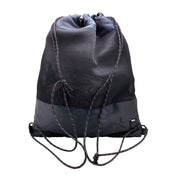 Nylon mesh fiberoptic fiber-optic accessories luggage backpack drawstring bookbag light-up lightup back-panel paracord shoulder-straps power-switch encased usb-rechargeable breathable reflective flashing color-changing cute fashion alt-fashion festival rave ravewear costume cosplay halloween gifts unisex white black