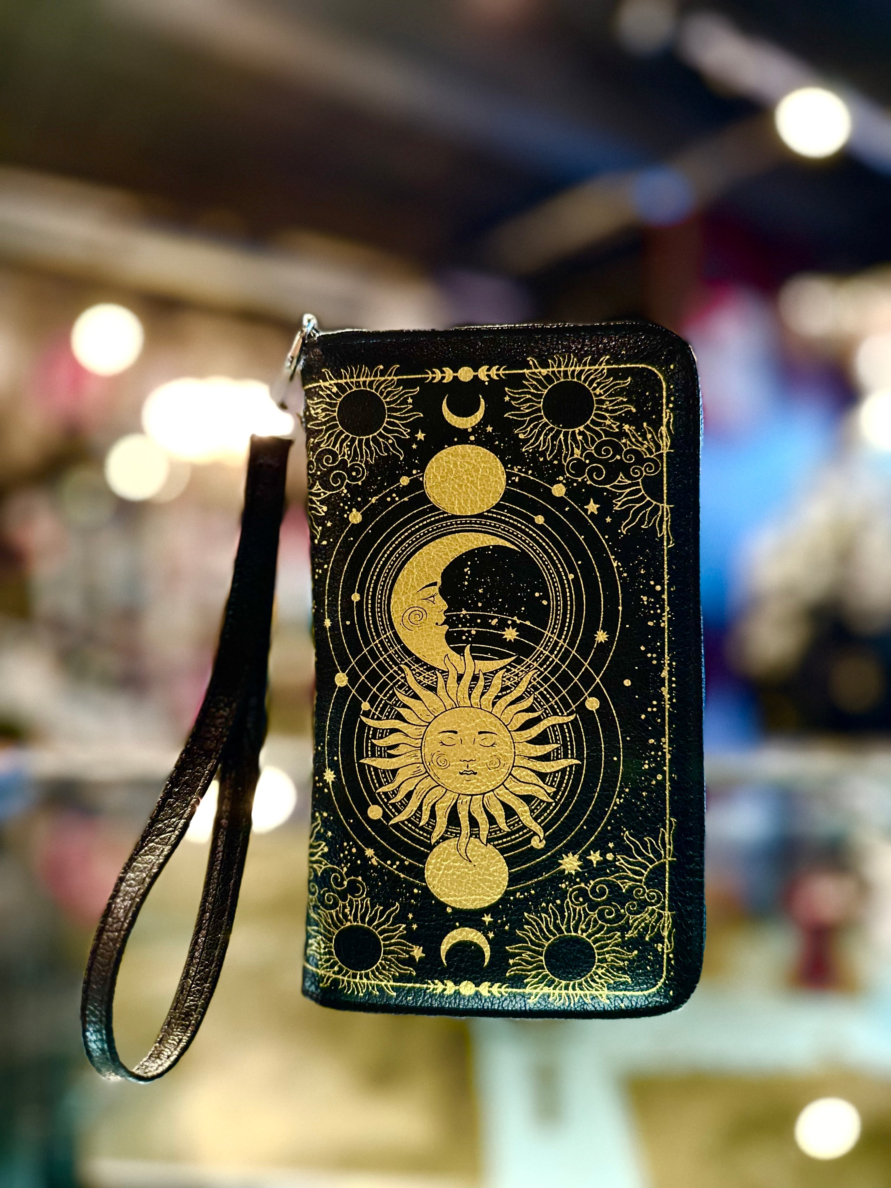 Celestial Print Tri-Fold Wallet