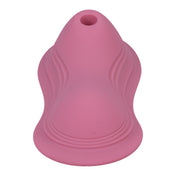 Silicone ABS-plastic accessories vibrator vibe vibrating clit clitoral clitoris sucking stim stimulator stimulating ride-on pleasure-seat dual-sided contoured ergonomic wireless hands-free remote-control portable non-porous odorless medical-grade hygienic phthalate-free body-safe non-porous waterproof usb-rechargeable discreet female femme feminine womens adult-toys sexual-wellness pink
