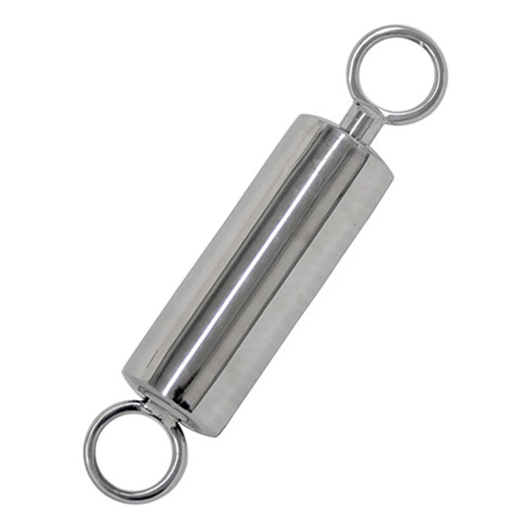Stainless-steel ice lock ball weight frozen freezing freeze freezer melting melted time-based bondage bdsm bdsm-gear bdsm-toys medical medical-play medical-toys rope rope-play kink kinky kinky-play adult-toys chrome