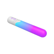 Silicone ABS-plastic accessories insertables bullet vibe vibrator vibrating vibration stim stimulation stimulating stimulator led-lights light-up light-show glow-in-the-dark glowing dynamic-lighting waterproof bath-play shower-play usb-rechargeable app-enabled app-compatible app-control customizable-lighting eye-catching couples-play partnered-play adult-toys unisex white 