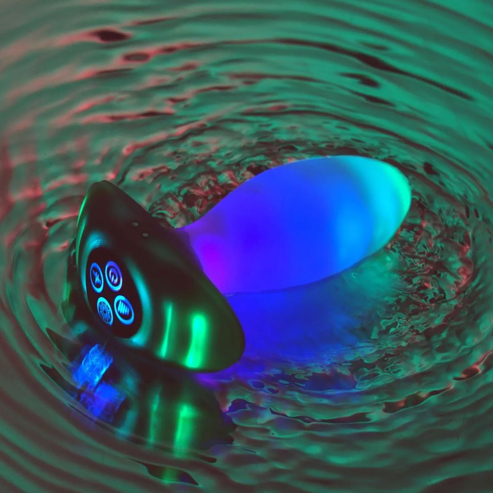 Silicone ABS-plastic insertable anal anal-toys anal-play butt-stuff glow-in-the-dark neon led-lights light-up anal-vibe vibe vibrator vibrating vibration tapered-tip flared-base customizable-patterns memory-function usb-rechargeable app-control app-compatible app-enabled vibrant-colors waterproof bath-play shower-play dynamic unisex adult-toys rainbow white
