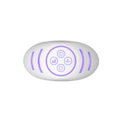 Silicone ABS-plastic insertable anal anal-toys anal-play butt-stuff glow-in-the-dark neon led-lights light-up anal-vibe vibe vibrator vibrating vibration tapered-tip flared-base customizable-patterns memory-function usb-rechargeable app-control app-compatible app-enabled vibrant-colors waterproof bath-play shower-play dynamic unisex adult-toys rainbow white