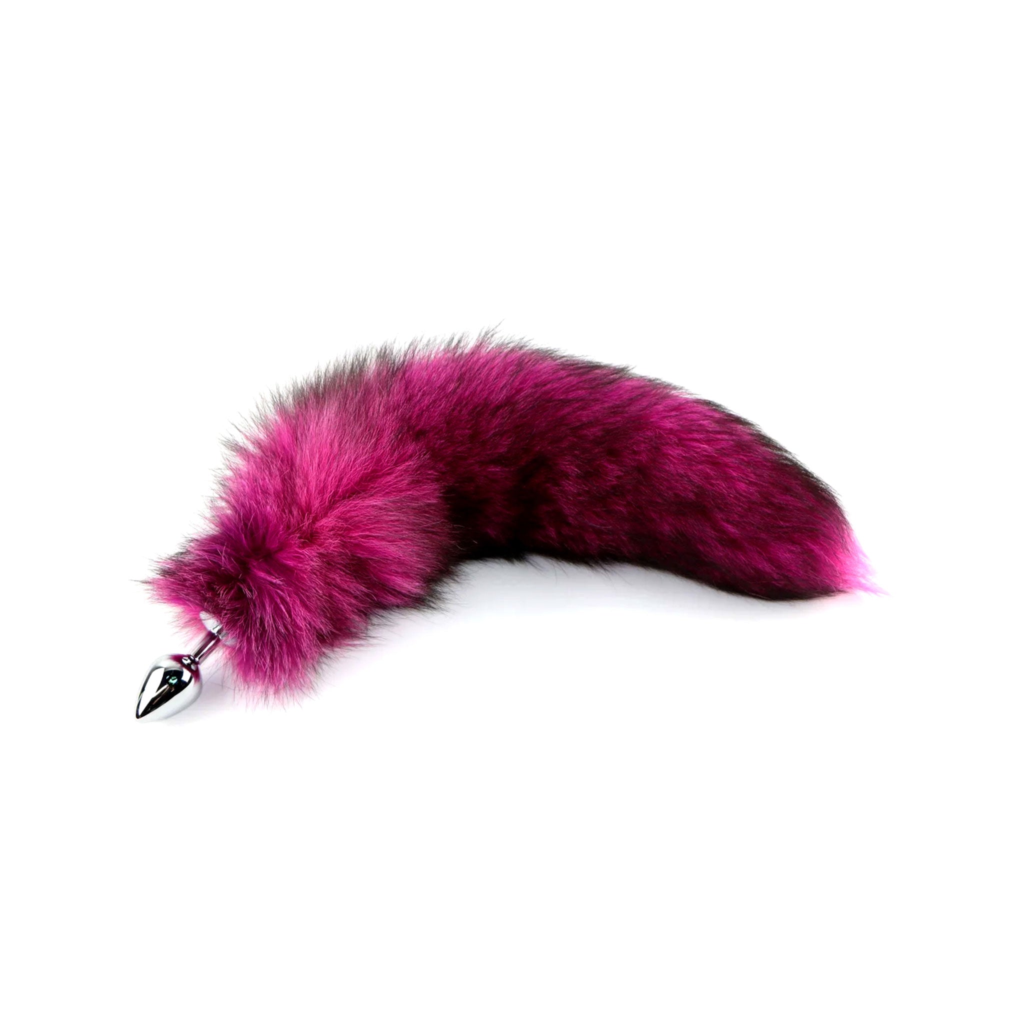 Fur fox-fur fox indigo-fox dyed-fur anal plug probe butt butt-plug buttplug tapered flared-base nonvibe non-vibe non-vibrating non-vibrating tail furry-tail detachable screw-on soft bondage bdsm kink kinky kinky-play animal pet pet-play adult-toys