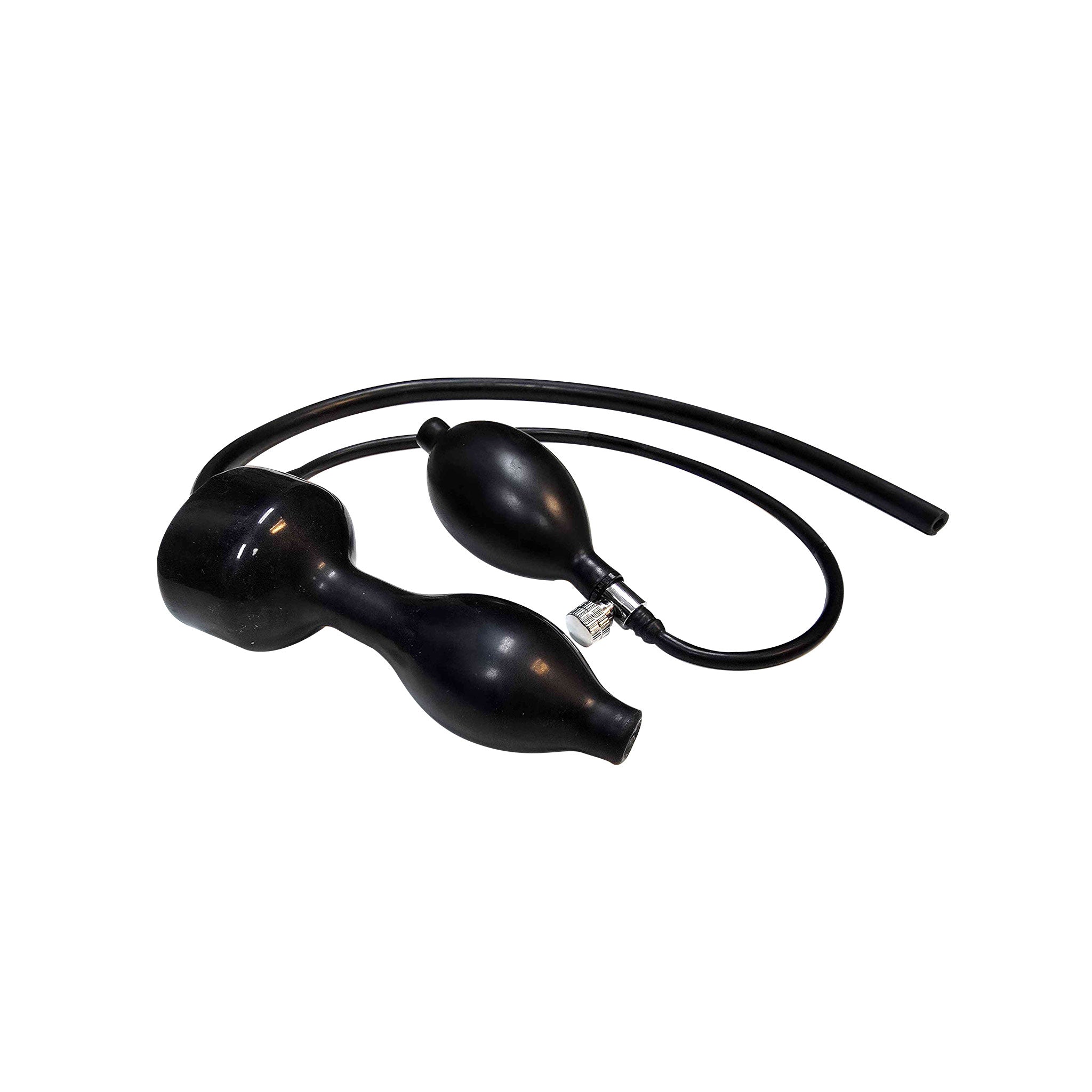 Latex rubber anal butt anal-play butt-stuff anal-douche enema adult-toys kink kinky kinky-play inflatable inflatables squeeze-bulb bdsm bdsm-gear black