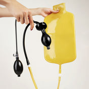 Latex rubber anal butt anal-play butt-stuff anal-douche enema adult-toys kink kinky kinky-play inflatable inflatables squeeze-bulb bdsm bdsm-gear black