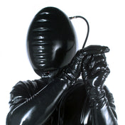 Latex rubber glued-latex accessories headgear mask hood latex-hood inflatable squeeze-bulb breathing-hole zipper back-zip hair-protector total-enclosure shiny glossy fetish fashion alt-fashion alternative punk festival bedroom dungeon bondage bdsm bdsm-toys sub submissive submission kink kinky kinky-play kinkwear sensory sensory-play sensory-deprivation costume cosplay halloween unisex black